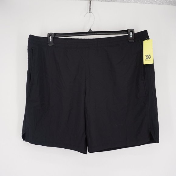 all in motion Other - all in motion NWT Men's Black Lined Run Shorts Big & Tall Sz 2XL Pockets